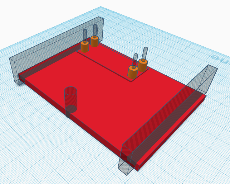 3d model of the case back. 