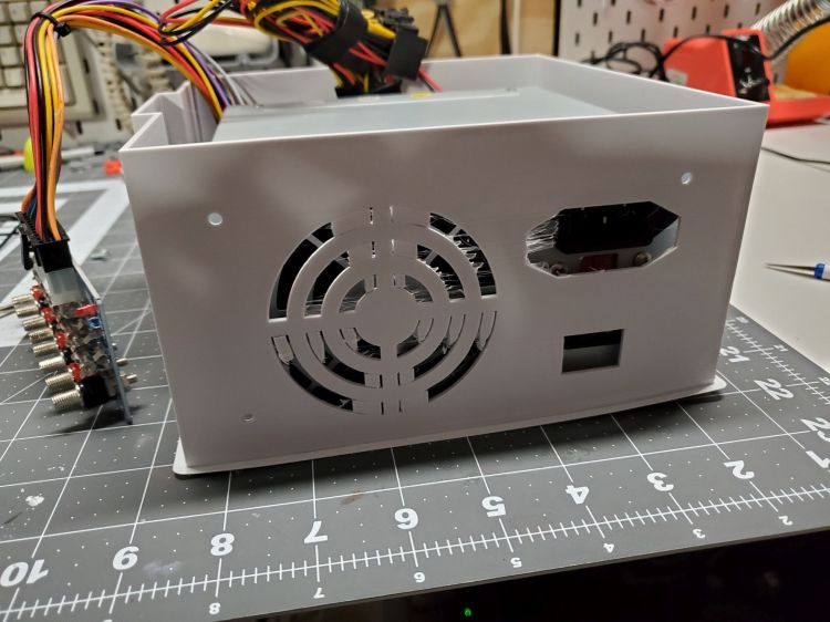 A power supply that does not line up with the holes in the case!
