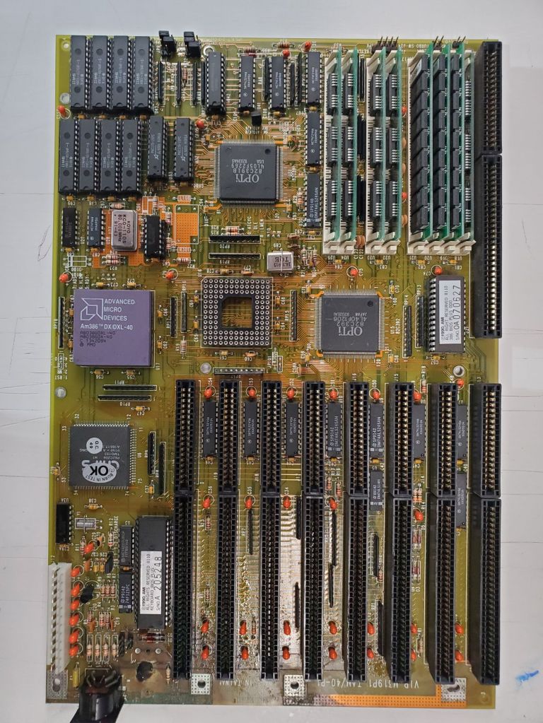 The 386 motherboard